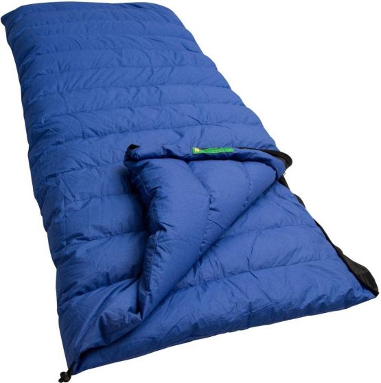 LOWLAND OUTDOOR Men's Companion CC 1 Down Sleeping Bag, Blue, 200x80 cm