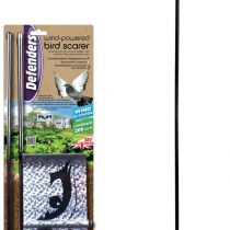 Defenders Wind-Powered Bird Scarer (Silver Reflective, Bird Repel Deterrent, Garden, Lawn, Vegetable Patch Protection Against Birds) - STV924