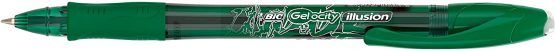 BIC Gel-ocity Illusion Pressure Gel Roller 0.3 mm Box of 12 Green Ref 943443 - Image 2