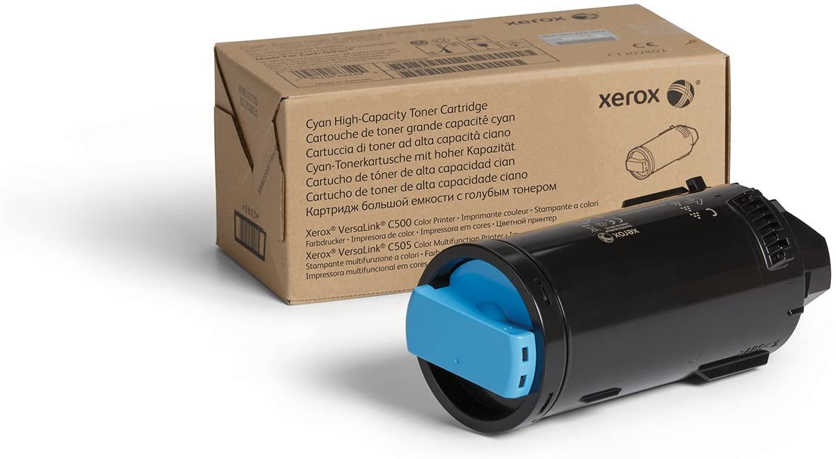 Xerox VersaLink C500/C505 Cyan High Capacity Toner Cartridge (5,200 Pages) - 106R03870, 5200 Page Yield