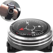 MAGT Diving Compass, Mini Lightweight Detachable Wrist Compass Aluminum Alloy Diving Compass for Survival Camping Outdoor Sports Tool Accessory