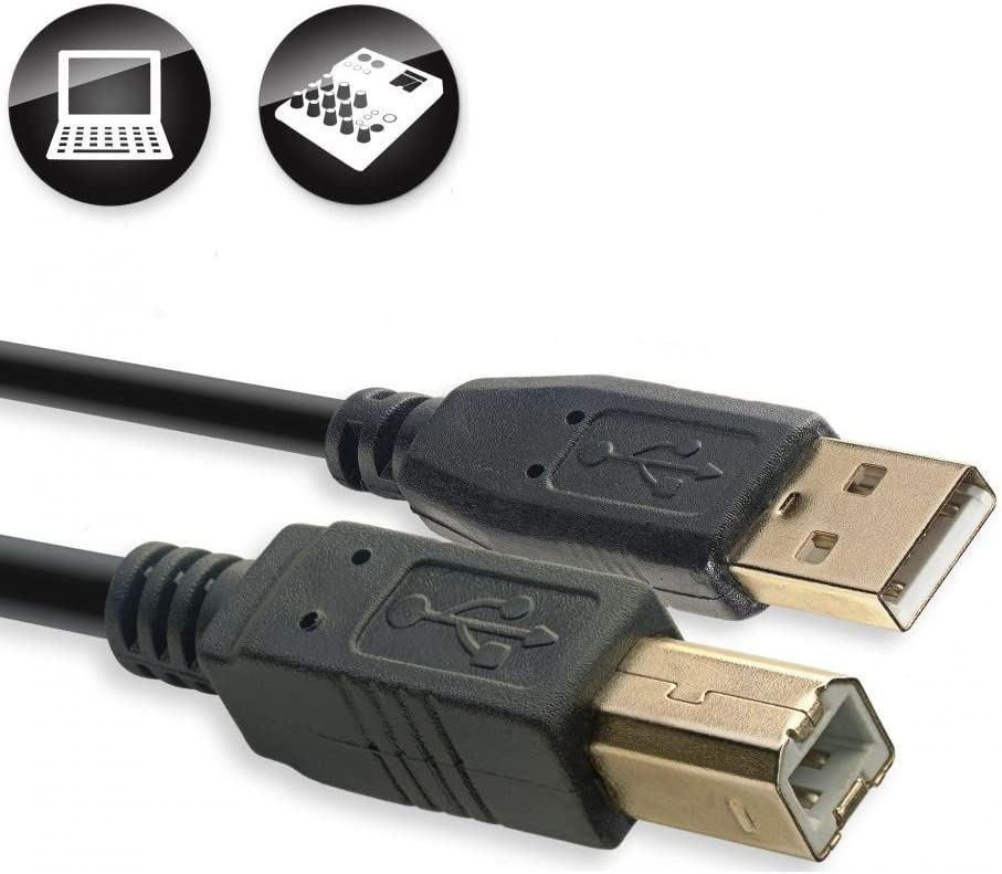 Stagg NCC5UAUB 5 metre High Speed USB 2.0 Cable, Black - Image 2
