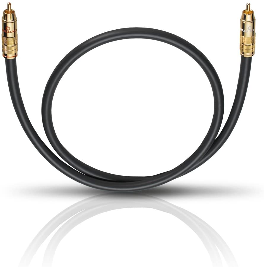 OEHLBACH NF 214 1x3m sub-woofer cable. 384 strands of silver plated OFC. Superb control of bass notes. Colour: Burgundy. STAR RATING : 4 - Image 2