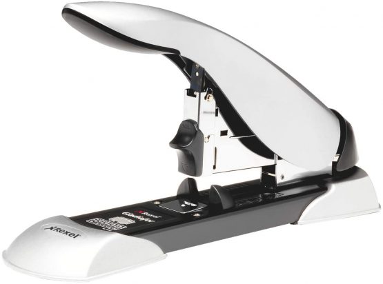 Rexel Gladiator Heavy Duty Stapler, 160 Sheet Capacity, Uses No. 23 staples 8-20 mm, Metal Body, Silver/Black, 2100591