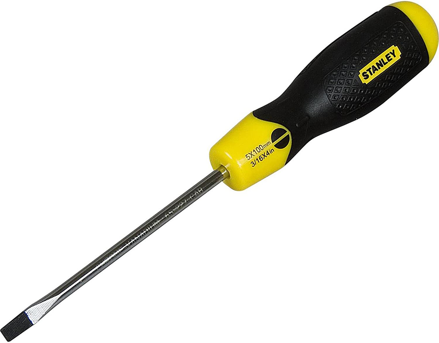 STANLEY Cushion Grip Screw Driver PAR 2.5MM X 75MM, Multicolor