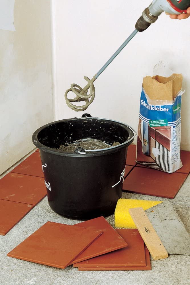 wolfcraft mortar and adhesive mixer diameter 85 x 400 mm I 1708000 I for drills I ideal for up to 10 kg of material I Made in Germany - Image 3