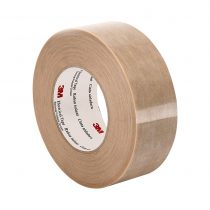 TapeCase 44 1.625" x 90yd Tan Low-Halogen Electrical Tape, 5.5" Thick, 90" Length, 1.63" Width