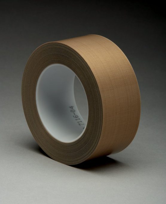 3M 5453 Glass Cloth Tape, 50 mm x 33 m, Brown/Clear, Pack of 6