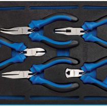 Draper 63215 Precision Plier 5 Piece Set in 1/4 Drawer Eva Insert Tray