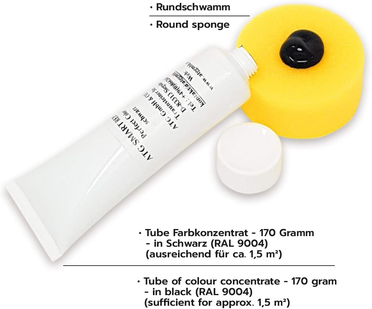 ATG Perfect Color Plastic Dye Trim Shine Plastic Repair Car Shine