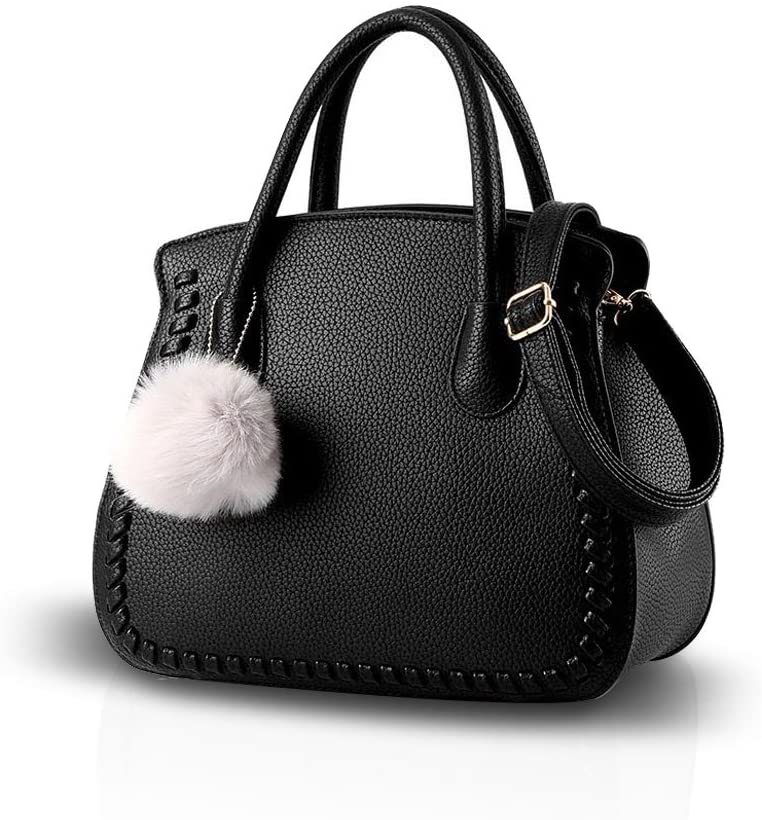 Nicole&Doris ladies/women/female handbag female bag handbags purse Senior PU handbags(Black)