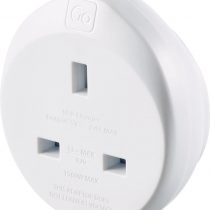 Go Travel Earthed UK to USA Compact American Adaptor inc USB (Adapter Ref 626)