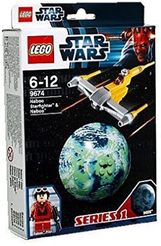 LEGO Naboo Starfighter and Naboo Building and Construction Set, Medium