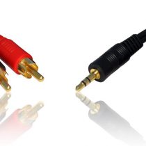 CDL Micro 2TR-303 3m/ 10ft 3.5mm Jack to 2 x Phono/ RCA Cable/ Lead/ Wire/ Cord