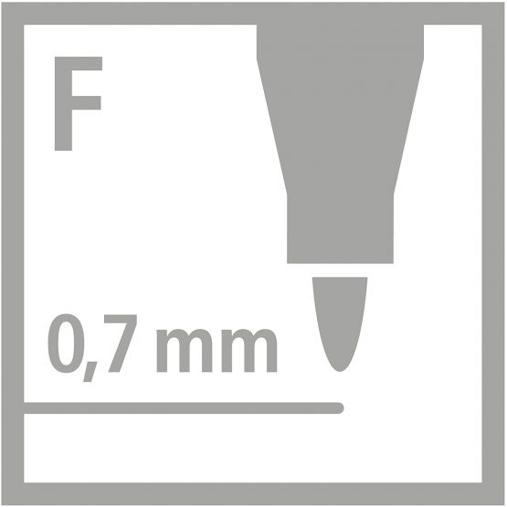 OHP Pen - STABILO OHP Pen Soluble Fine Box of 10 Red - Image 4