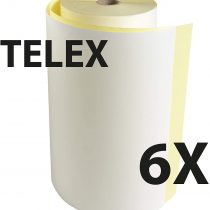 Exacompta Telex Machine Rolls, 210mmx70m, 2-Ply - White