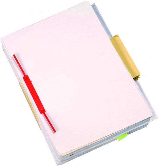 Q-Connect KF02281 Magi-Clip Archive Binder - Red (Pack of 100) - Image 2