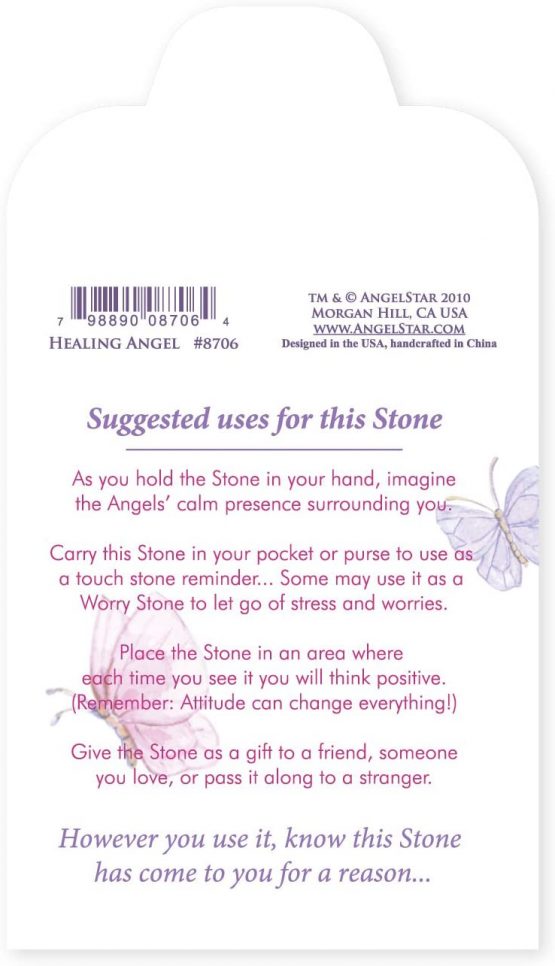 Angelstar Healing Angel Stones, Metal, Multi-Colour, 13 x 13 x 3 cm - Image 4
