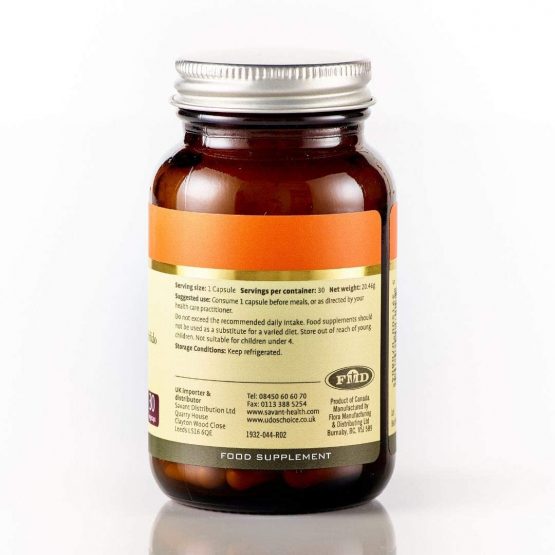 Udo's Choice Super 8 Hi Count Microbiotics, Supports Bowels and Digestive Health, One a day Probiotics, - 42 Billion Cell Count -8 Microbiotic Strains - 30 Capsules - Image 2
