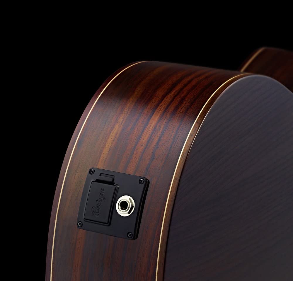 Ortega Guitars Classical Guitar Electro-Acoustic, 4/4, Slim Neck, Performer Series, Including Gig Bag - Image 4