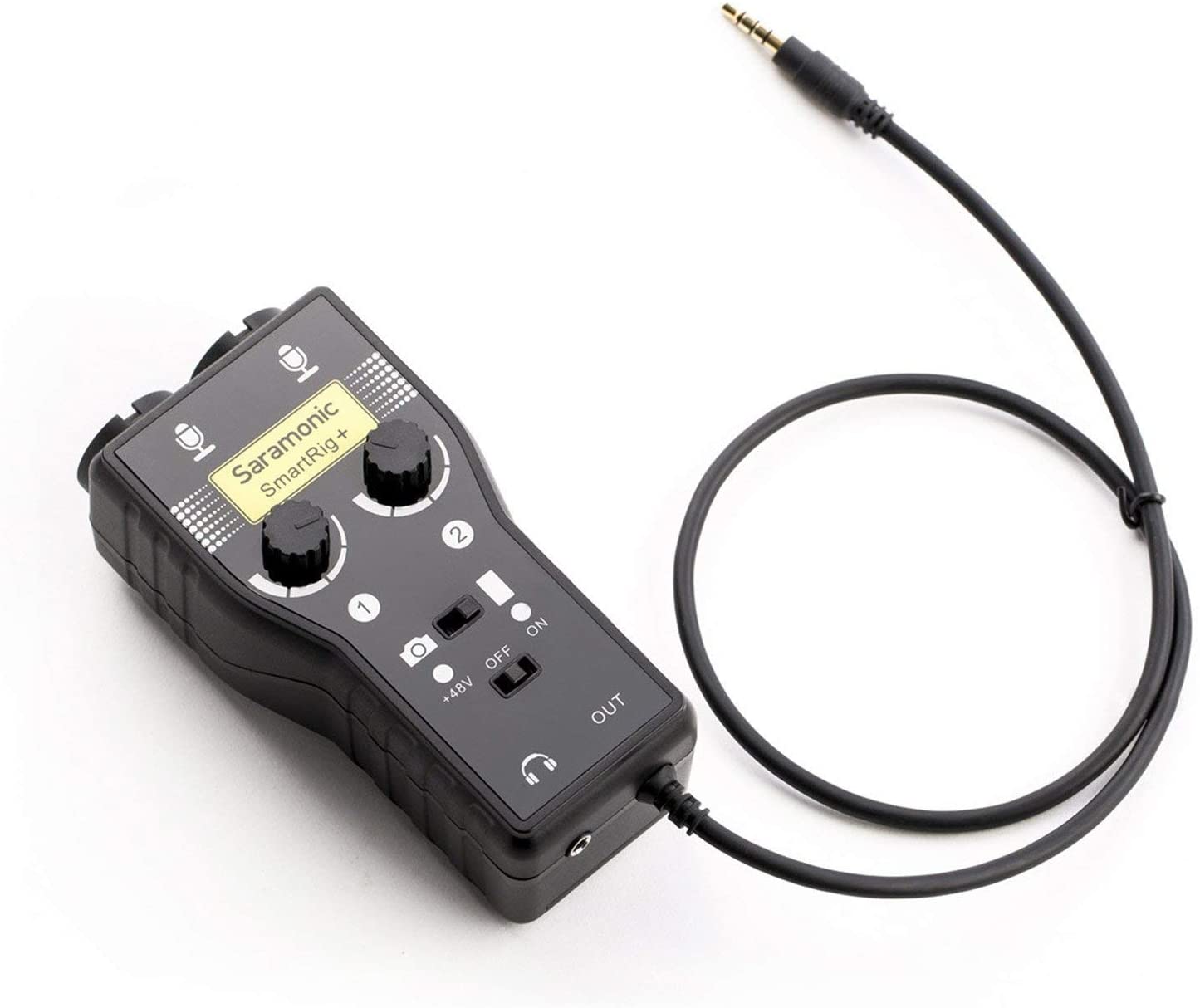 Saramonic SRSMARTRIG2 Two-channel Mic and Guitar Interface, Black