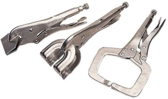 Draper 33836 Self Grip Clamp Kit, 3 Pieces