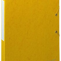 Exacompta Scotten Filing Box, 600 gsm, 25 mm Spine, A4 - Yellow