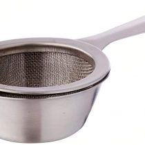 Sunnex 11109 S/ST Tea Strainer and Bowl, 2" Wide x 5 1/2" Long