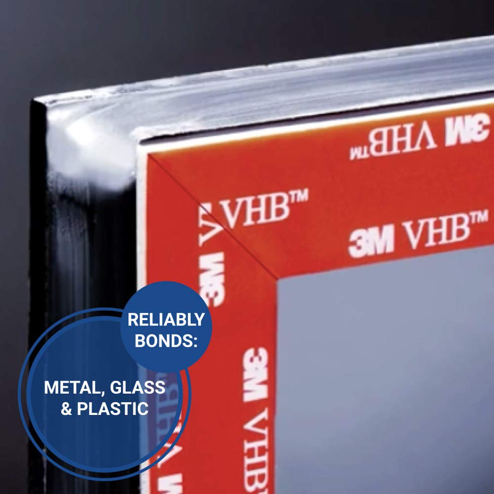 TapeCase 4646 1" x 3"-100 VHB 4646 1in x 3in Rectangles Adhesive Tapes,25 mil (0.64mm) Thick, (100 Pieces/Pack) (Pack of 100) - Image 4