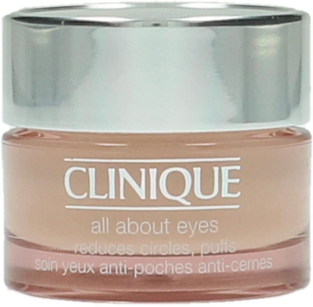 Clinique All About Eyes Lightweight Eye Cream With Vitamin C, Clear, 15 ml (Pack of 1)