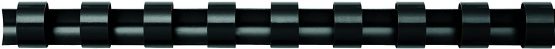 Fellowes 32 mm A4 Oval Plastic Binding Combs - Black, Pack of 50