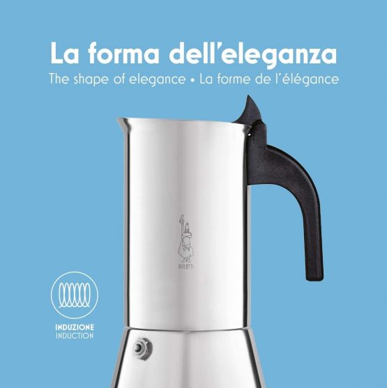 Bialetti Venus Induction 'R' Stovetop Coffee Maker (4 Cup) - Image 3