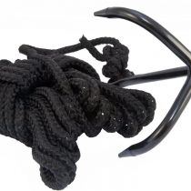 Military Heavy Duty Grappling Anchor Hook with Nylon Rope Ninja Cadet Bushcraft