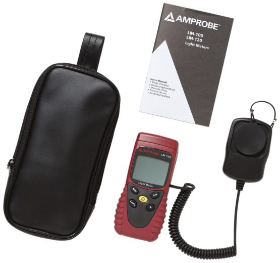 LM-100 Digital Lux Meter with manual ranging and datahold - Image 3
