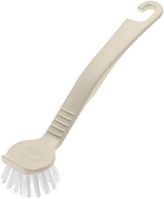 Addis Round Pot Dish Brush, Linen