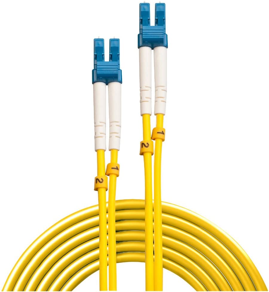 Lindy LC-LC OS2 9/125 Fibre Optic Patch Cable, Yellow 15m, 15 Meters - Image 2