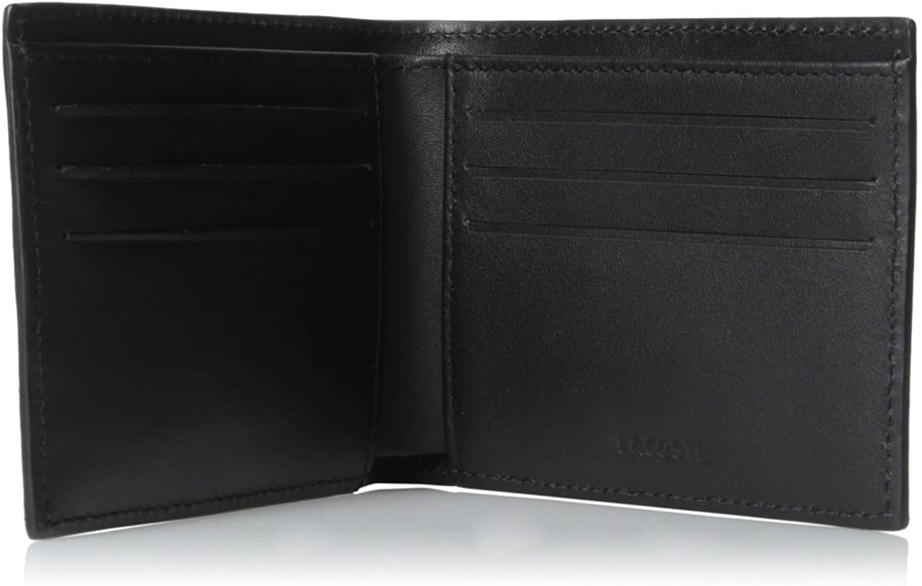 LACOSTE-Men BILLFOLD-NH1115FG, Black - Image 4