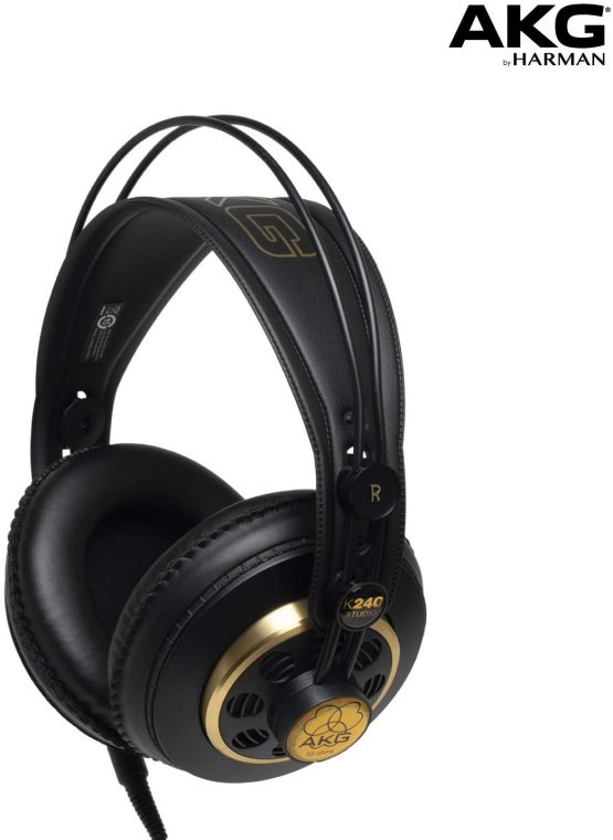 AKG K240 STUDIO Professional Semi-Open, Over-Ear Headphones Black