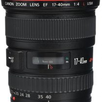 Canon EF 17-40 mm f/4.0 L USM Ultra-Wide Angle Canon EF Zoom Lens - Black
