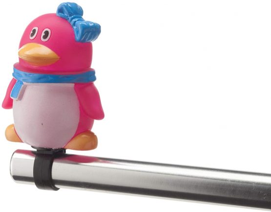 Cicli Bonin Unisex's Cartoon Penguin Bells, Fuchsia, One Size