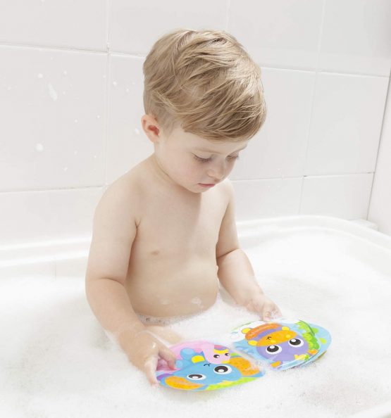 Playgro Splashing Fun Friends Bath Book, With squeaker, From 6 months, BPA Multicoloured, 40180 - Image 2