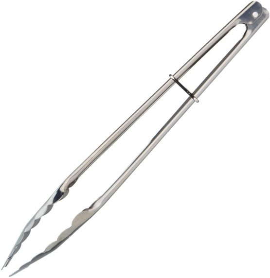 KitchenCraft KCTONGS30 Medium Kitchen Tongs, Stainless Steel, 30cm, Silver