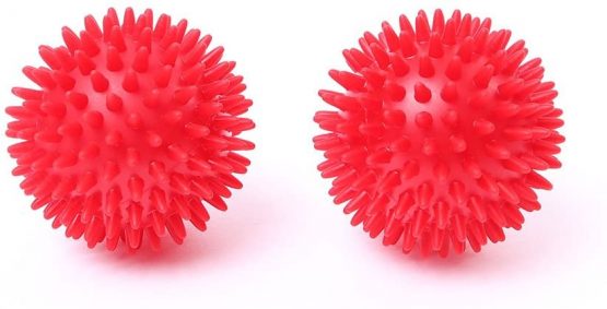 66fit 8cm Hard Spiky Massage Balls x 2pcs