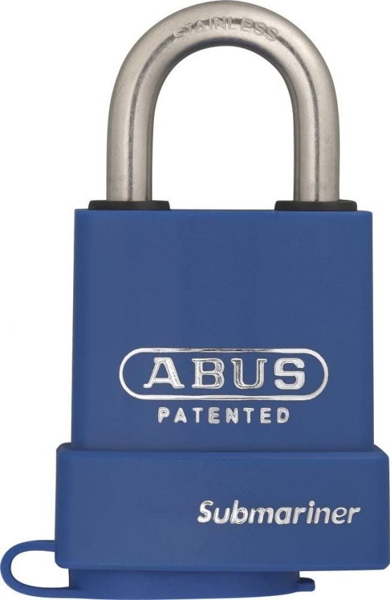 ABUS 83 Wpib/53 Interchangeable Hardened Steel Cadenas with Cylinders Arc Stainless Steel and Coated Nano Protect 53 mm