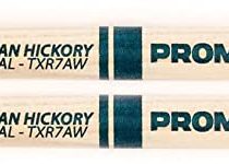 Pro Mark TXR7AW American Hickory 7A Natural Finish Wood Tip Drumsticks