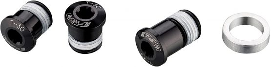 FSA MTB K-Force 386 Chainring Bolt Kit - Black, N/A