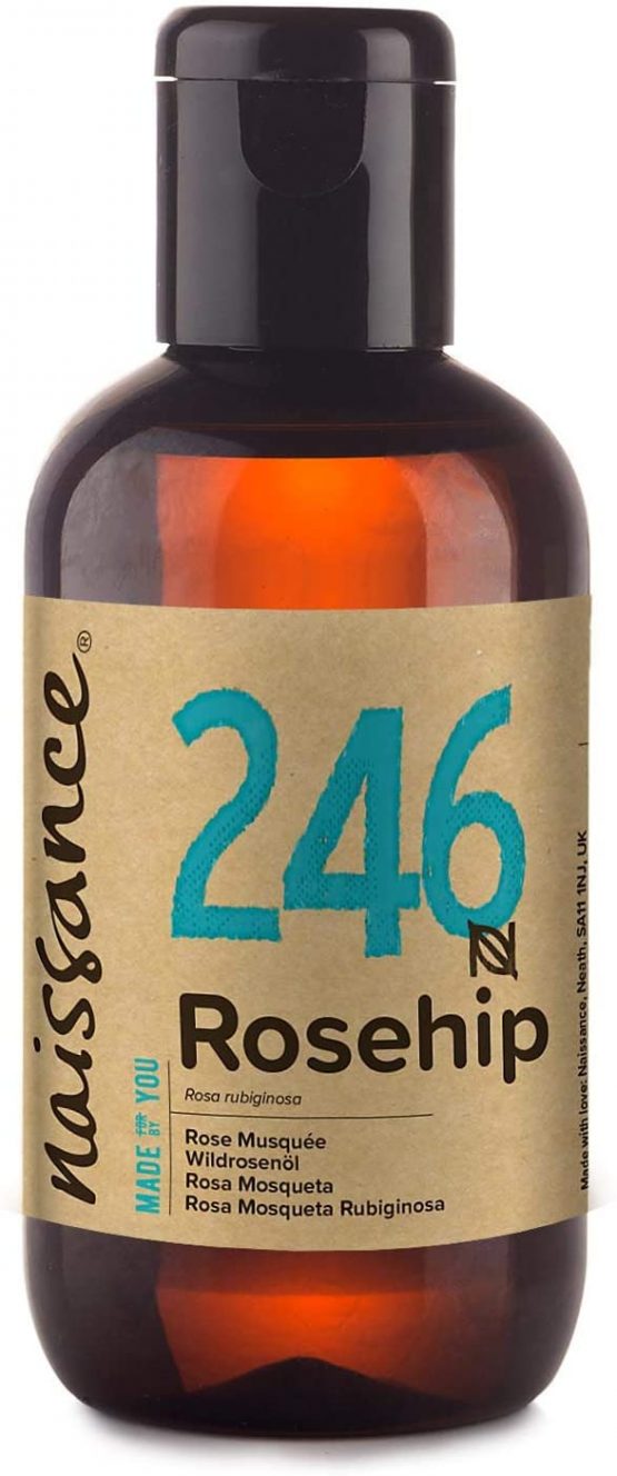 Naissance Rosehip Seed Oil (Rosa Rubiginosa) (no. 246) 100ml - Pure, Natural, Hydrating, Nourishing & Moisturising