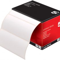 5 Star Office Address Labels 89x36mm on Continuous Roll [250 Labels]
