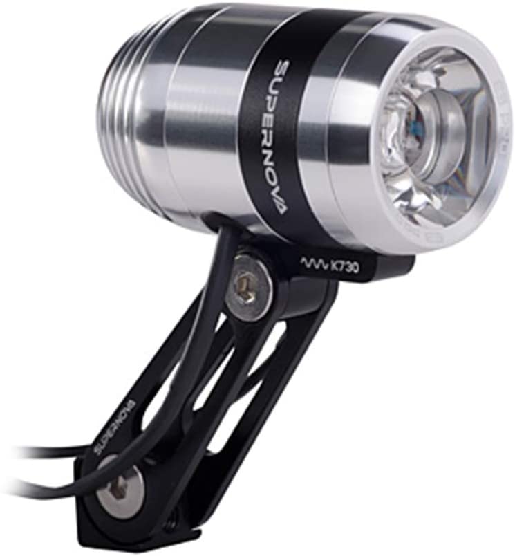 SUPER NOVA Unisex - Adult E3 Pro 2 Front Light, Silver, Dynamo - Image 2