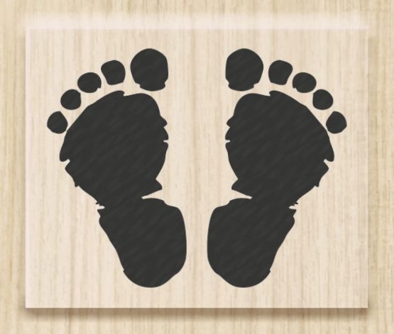 cArt-Us Stamp Footsteps, Brown - Image 3